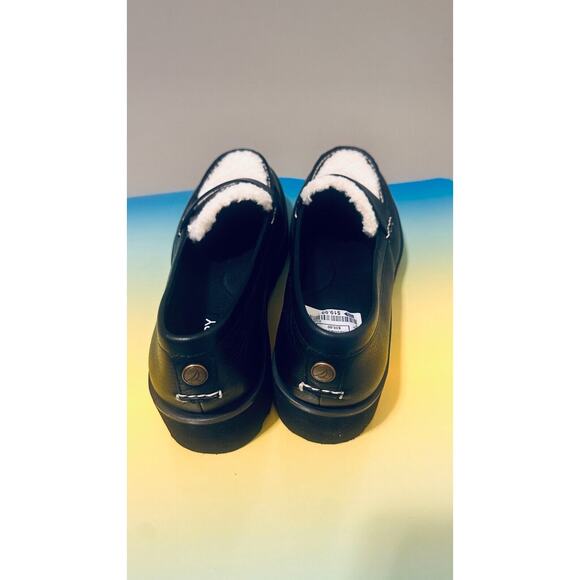 Sperry Top-Spider Chunky Penny Womens Loafers Black Flat Casual Shoes Slip On - Picture 8 of 16